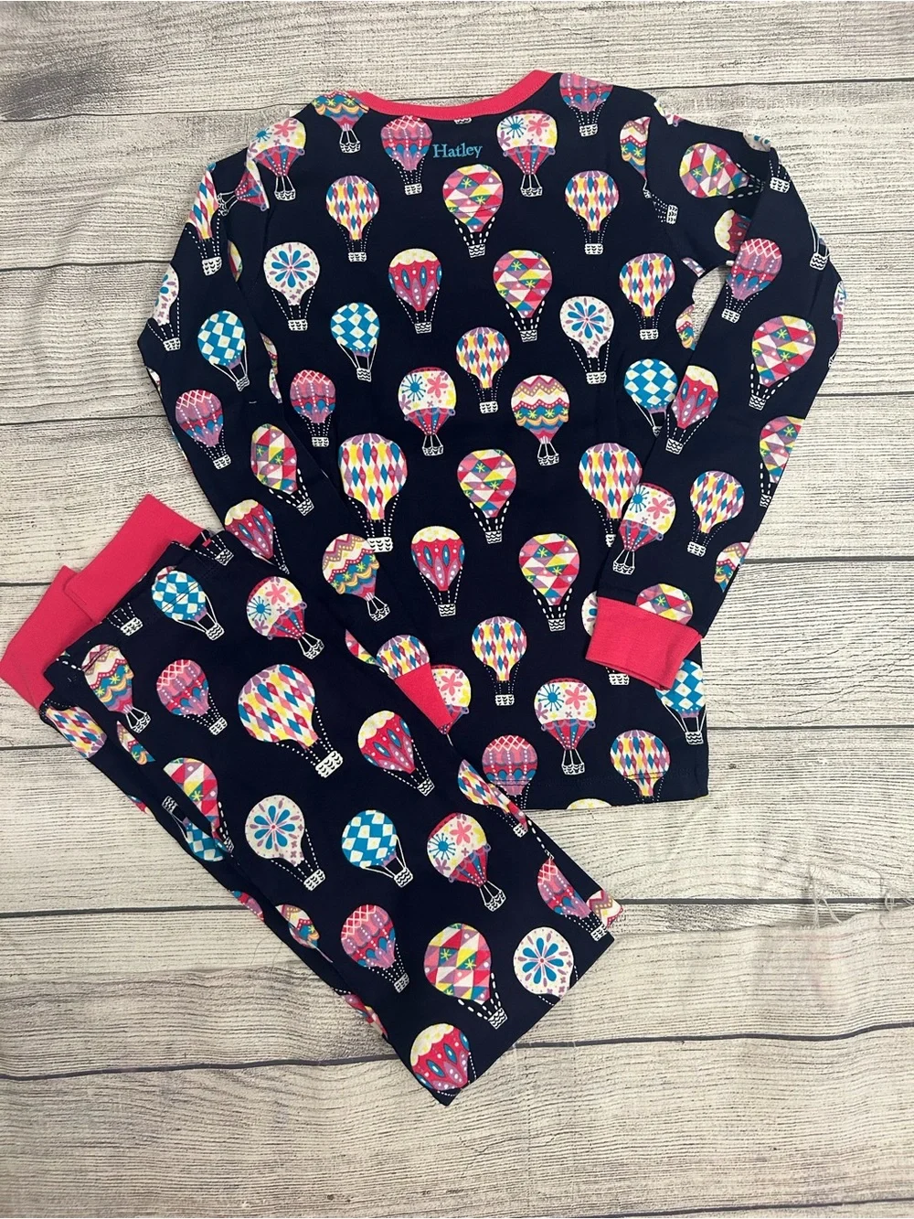 Hatley Hot air ballon pajamas size 10 girls NWT
